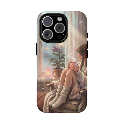 Cozy Rainy Day Tough Magnetic Phone Case — iPhone Cover