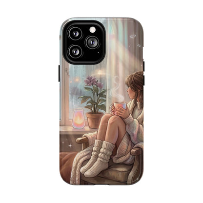 Cozy Rainy Day Tough Magnetic Phone Case — iPhone Cover