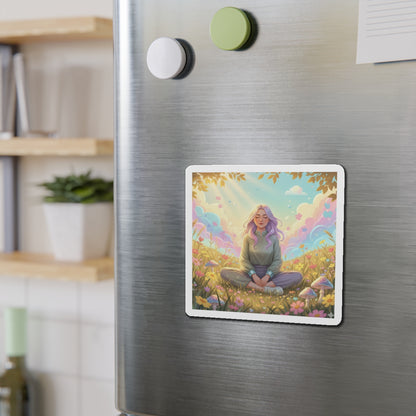 Tranquil Meadow Escape Die-Cut Magnets