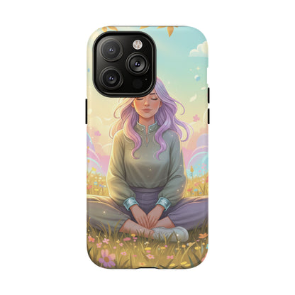 Tranquil Meadow Escape Tough Magnetic Phone Case — iPhone Cover