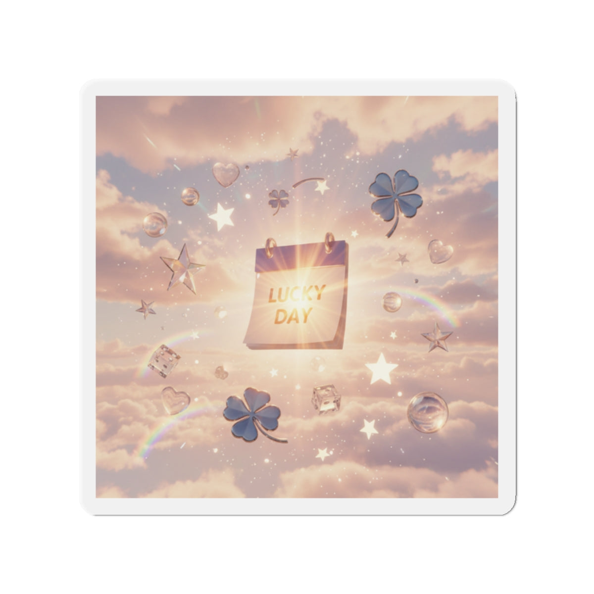 Lucky Day Die-Cut Magnets