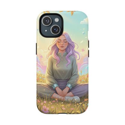 Tranquil Meadow Escape Tough Magnetic Phone Case — iPhone Cover