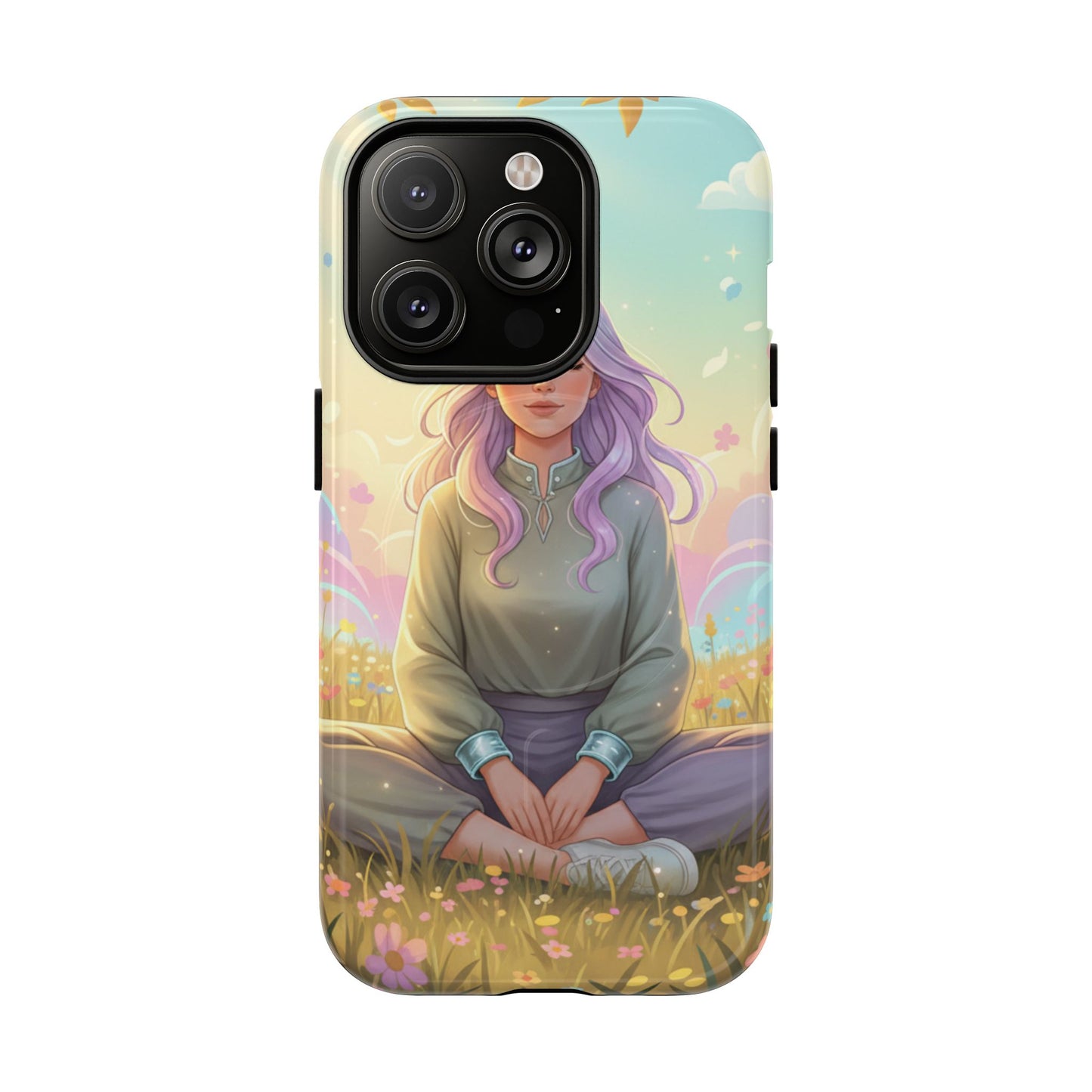 Tranquil Meadow Escape Tough Magnetic Phone Case — iPhone Cover
