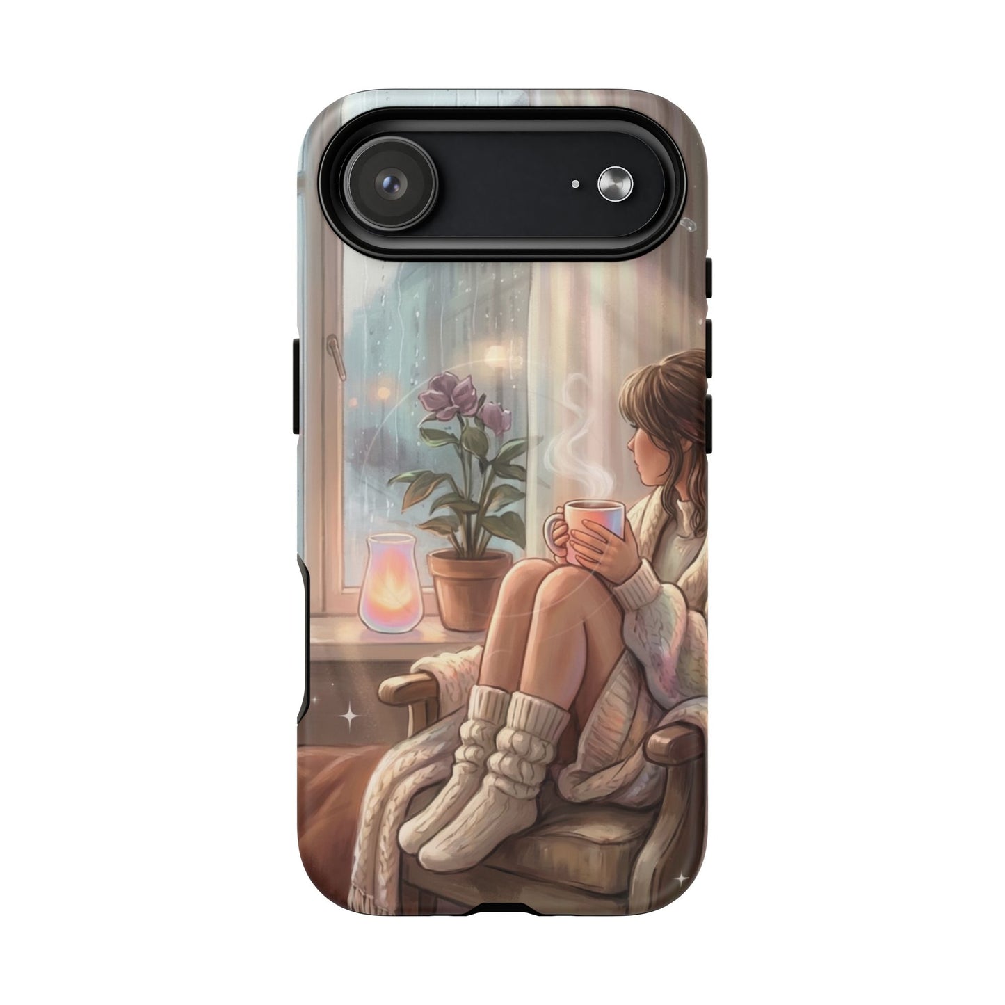 Cozy Rainy Day Tough Magnetic Phone Case — iPhone Cover