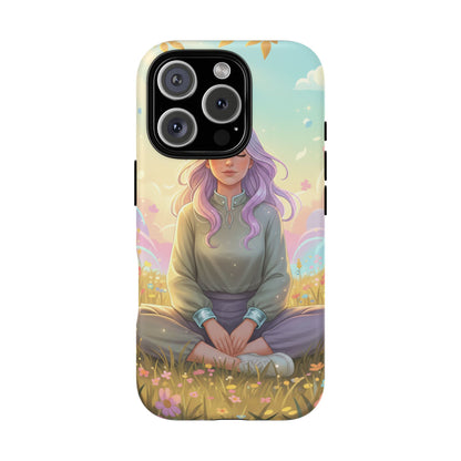 Tranquil Meadow Escape Tough Magnetic Phone Case — iPhone Cover