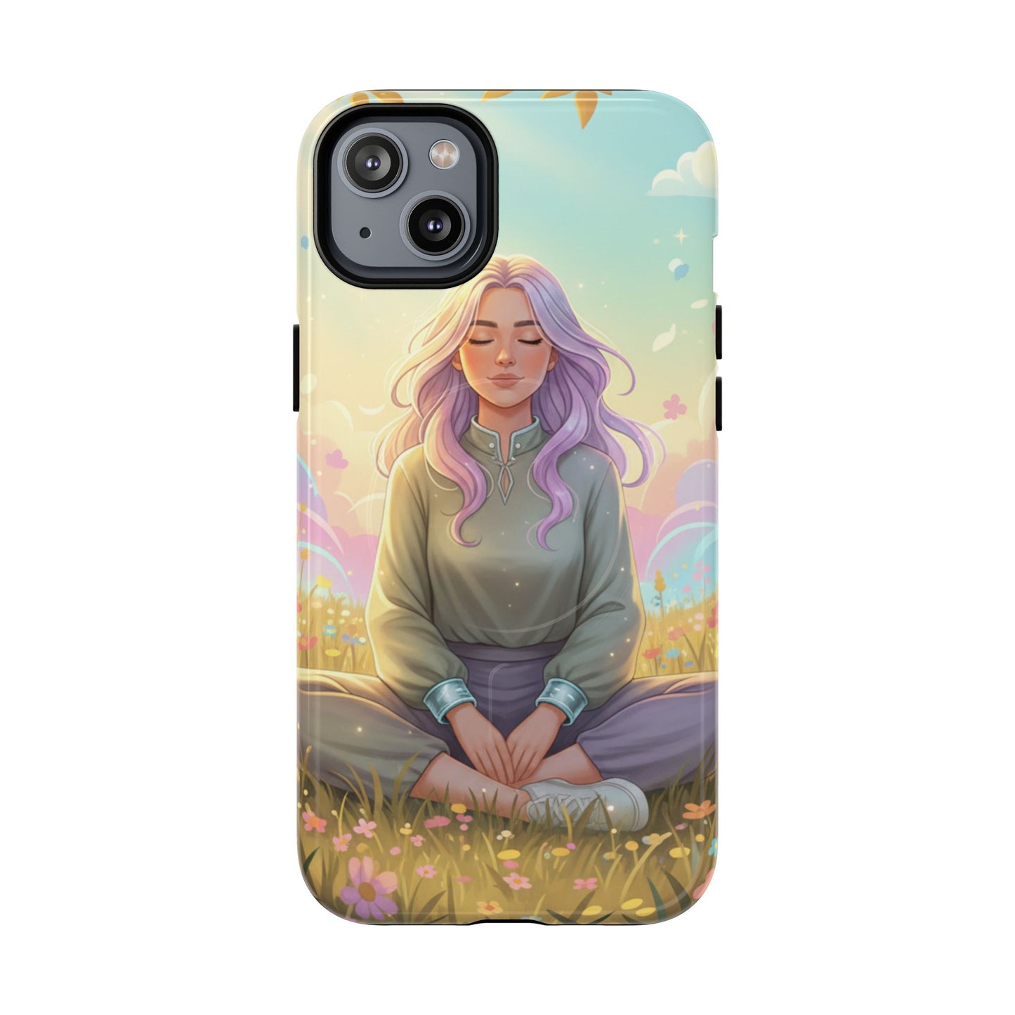 Tranquil Meadow Escape Tough Magnetic Phone Case — iPhone Cover