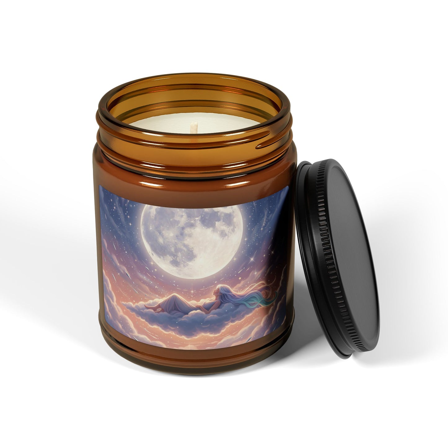 Luminous Night Sky - Amber Jar Soy Scented Candle