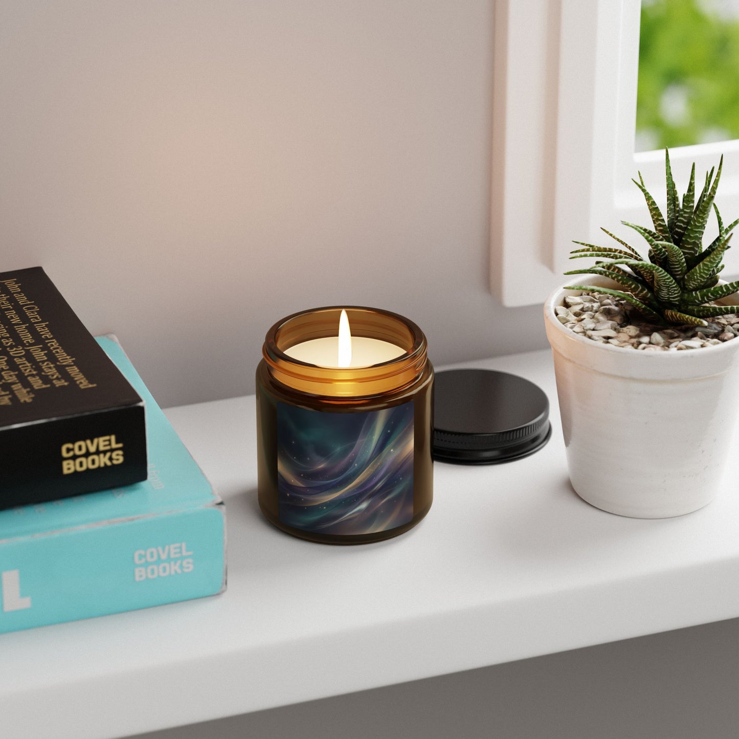 Sound Waves - Amber Jar Soy Scented Candle
