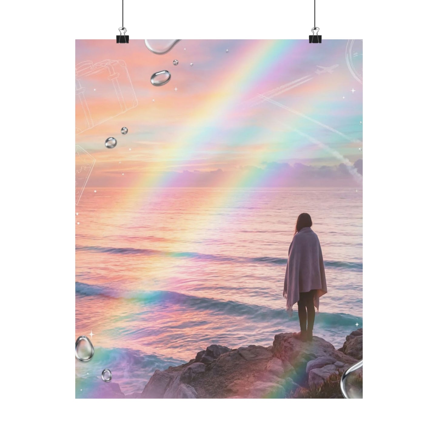 Wanderlust - Lámina vertical mate