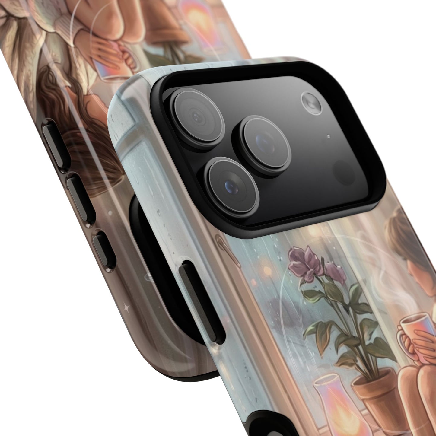 Cozy Rainy Day Tough Magnetic Phone Case — iPhone Cover