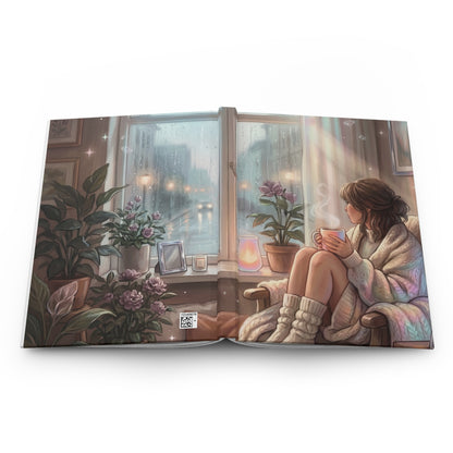 Cozy Rainy Day - Hardcover Journal