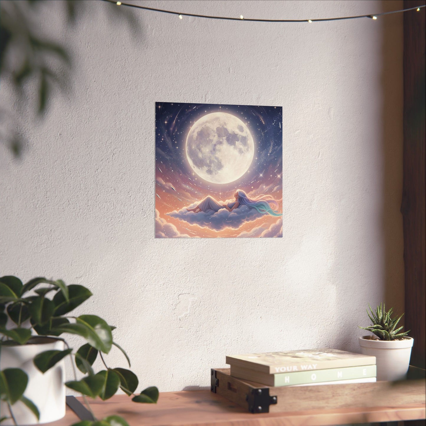 Luminous Night Sky - Matte Vertical Art Print