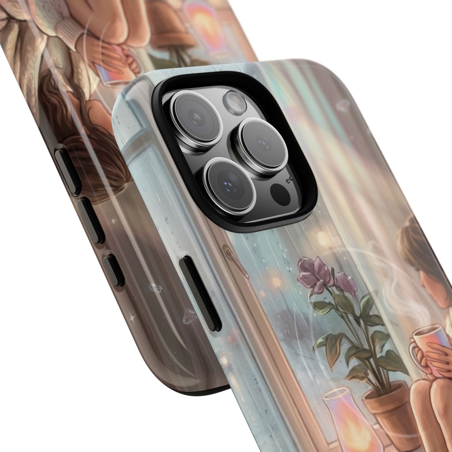 Cozy Rainy Day Tough Magnetic Phone Case — iPhone Cover