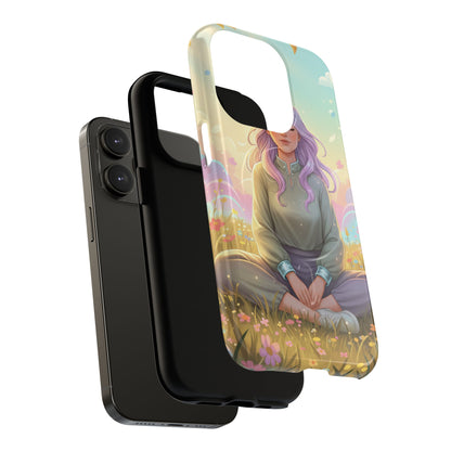 Tranquil Meadow Escape Tough Magnetic Phone Case — iPhone Cover