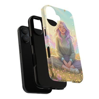 Tranquil Meadow Escape Tough Magnetic Phone Case — iPhone Cover