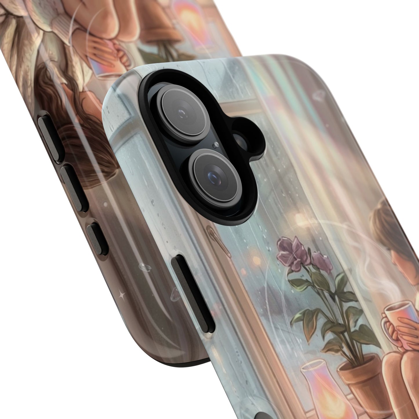 Cozy Rainy Day Tough Magnetic Phone Case — iPhone Cover