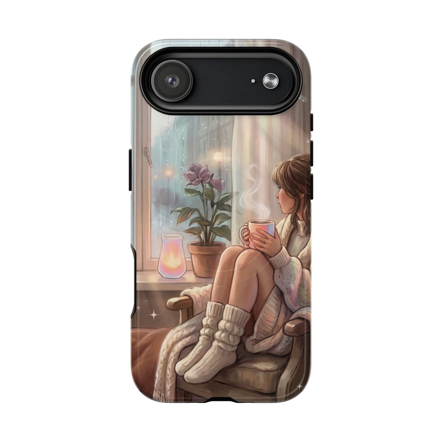 Cozy Rainy Day Tough Magnetic Phone Case — iPhone Cover
