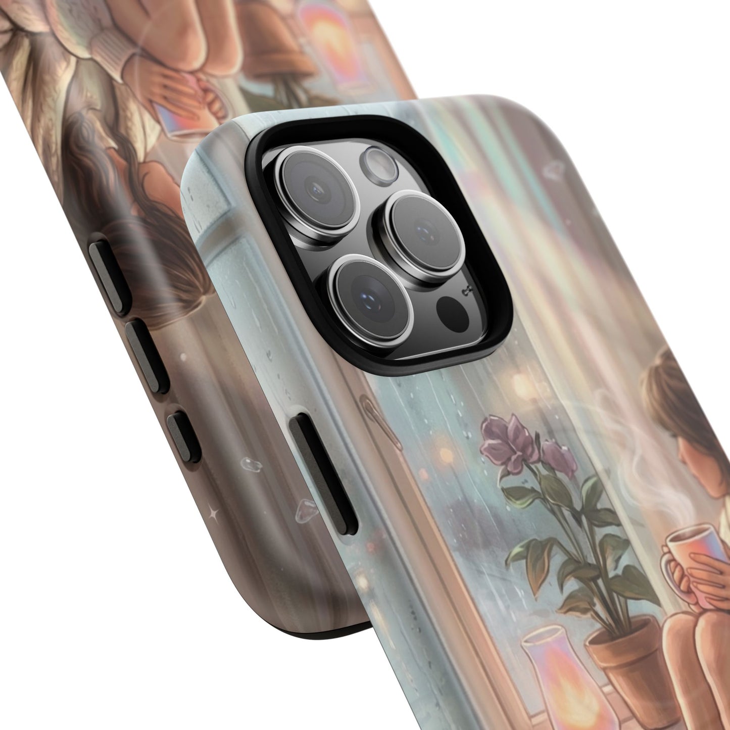 Cozy Rainy Day Tough Magnetic Phone Case — iPhone Cover