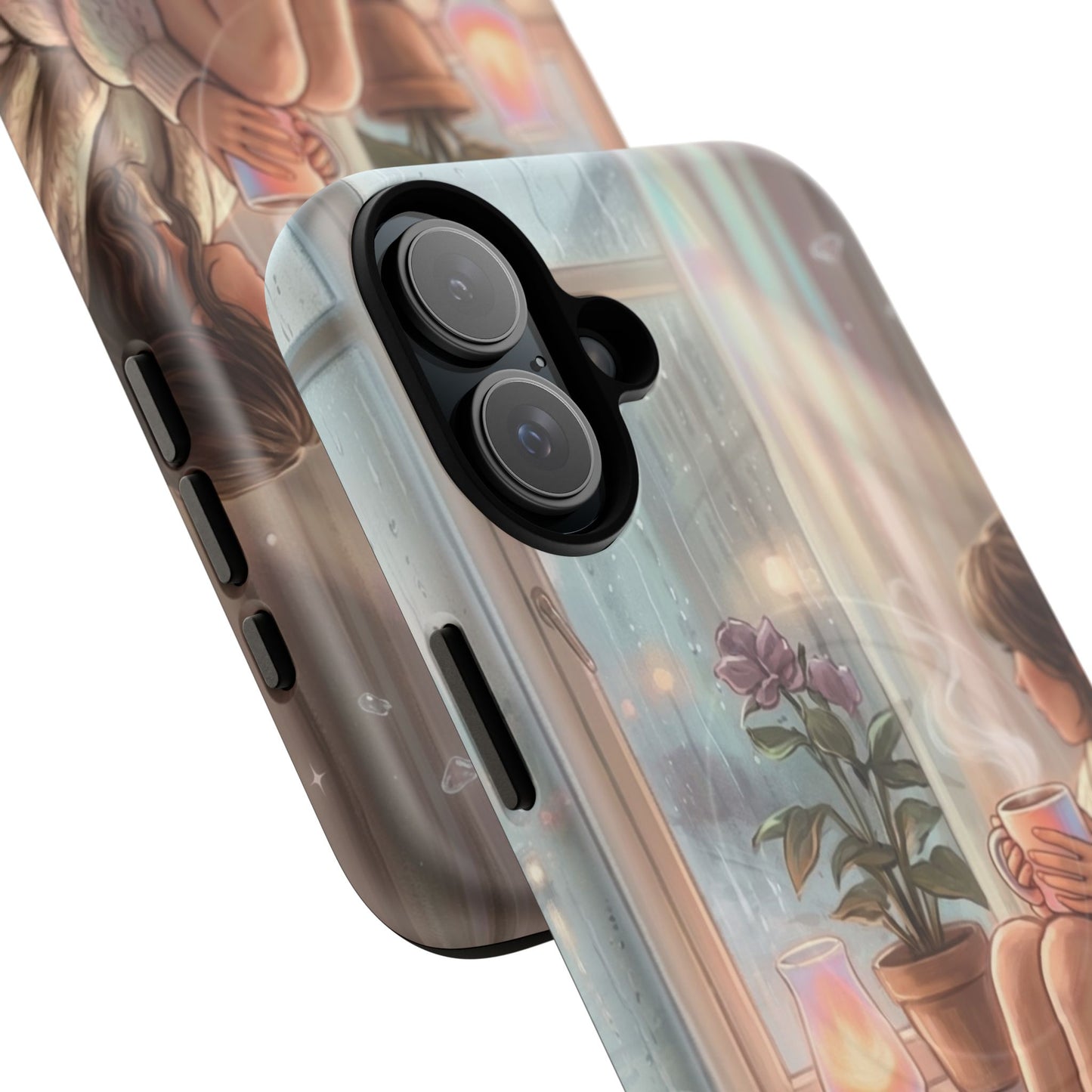 Cozy Rainy Day Tough Magnetic Phone Case — iPhone Cover