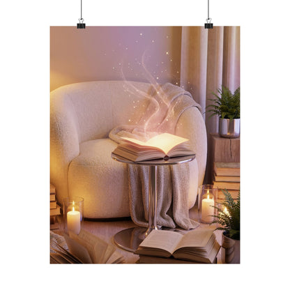 Magical Reading Corner - Matte Vertical Art Print