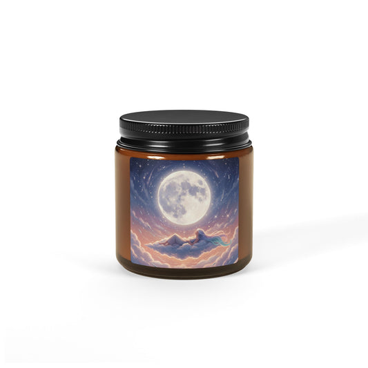 Luminous Night Sky - Amber Jar Soy Scented Candle