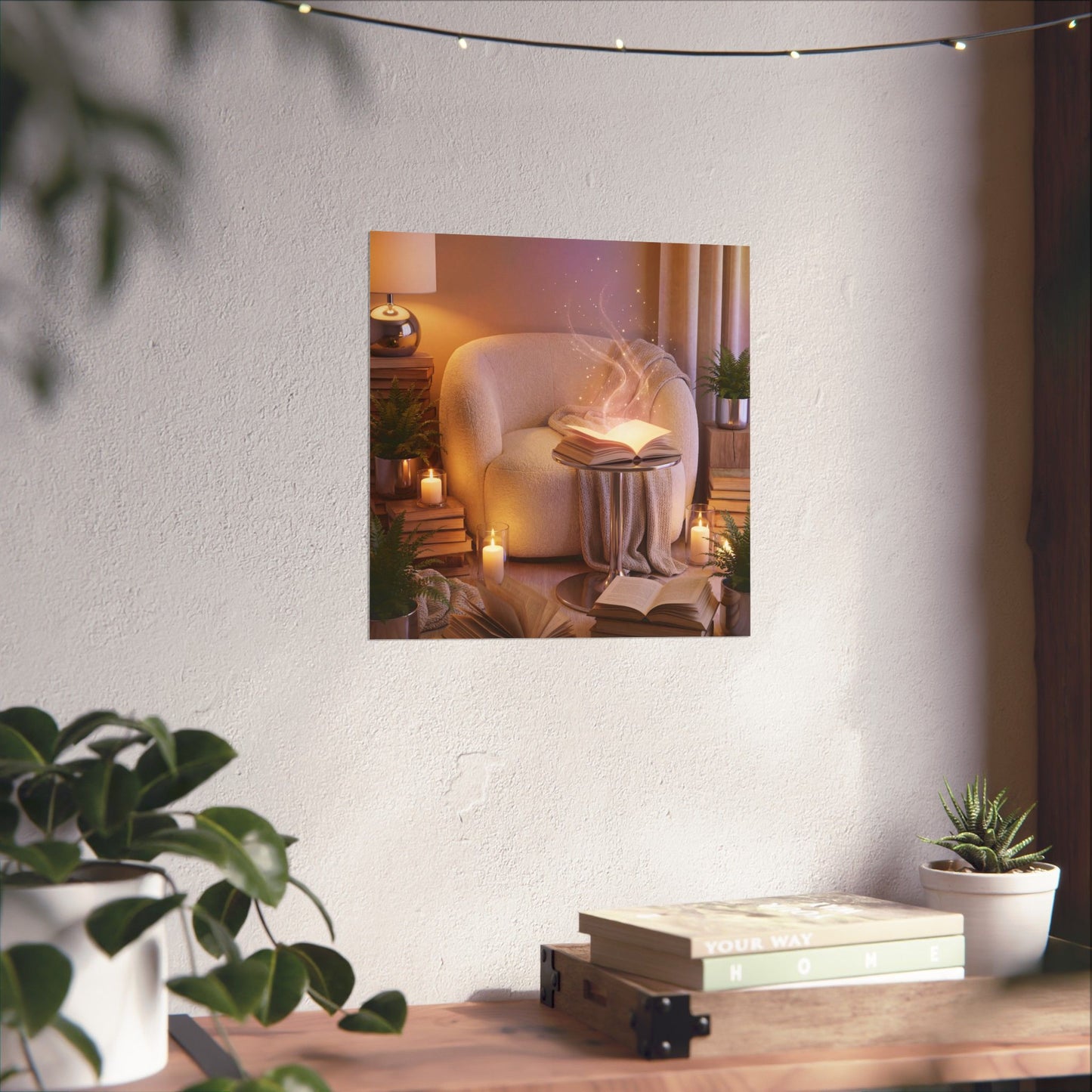 Magical Reading Corner - Matte Vertical Art Print