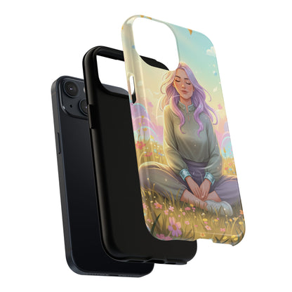 Tranquil Meadow Escape Tough Magnetic Phone Case — iPhone Cover
