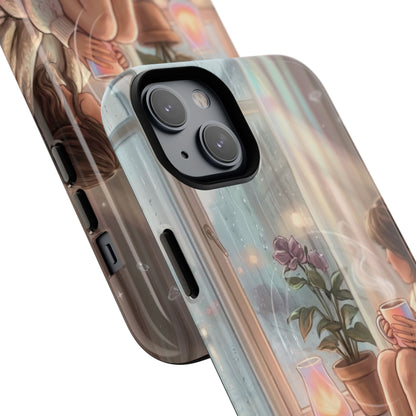 Cozy Rainy Day Tough Magnetic Phone Case — iPhone Cover