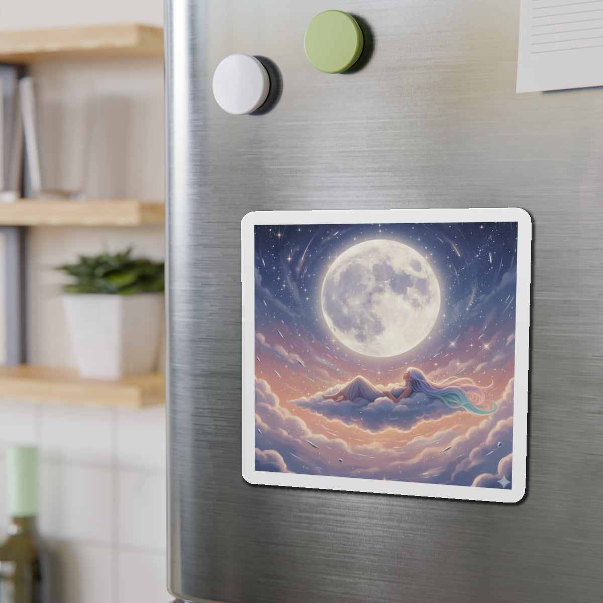 Luminous Night Sky Die-Cut Magnets