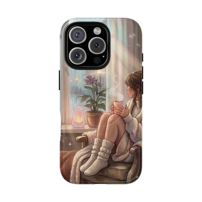Cozy Rainy Day Tough Magnetic Phone Case — iPhone Cover