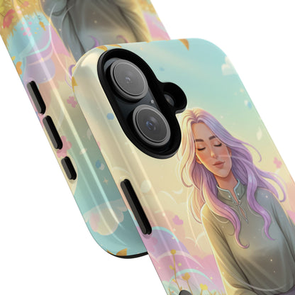 Tranquil Meadow Escape Tough Magnetic Phone Case — iPhone Cover