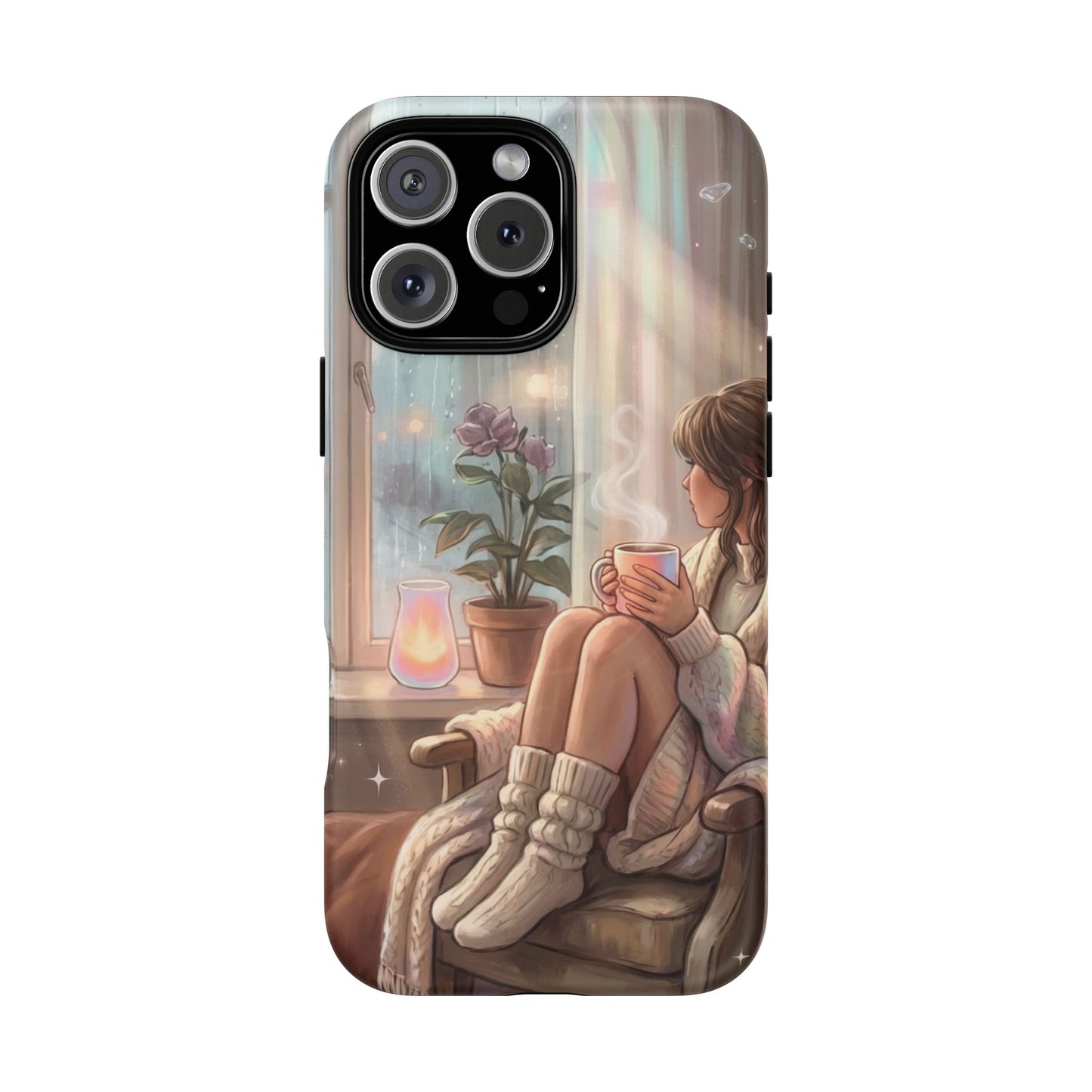 Cozy Rainy Day Tough Magnetic Phone Case — iPhone Cover
