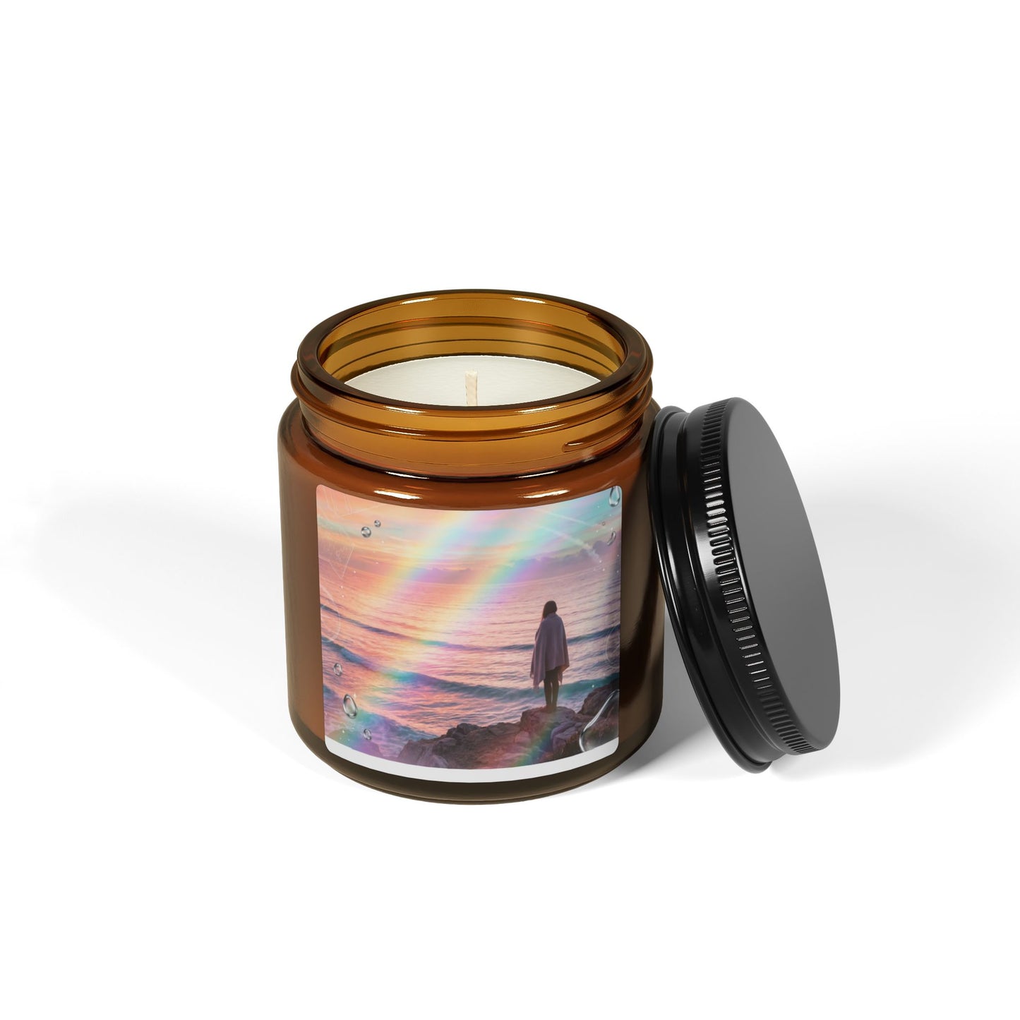 Wanderlust - Vela aromática de soja en tarro ámbar
