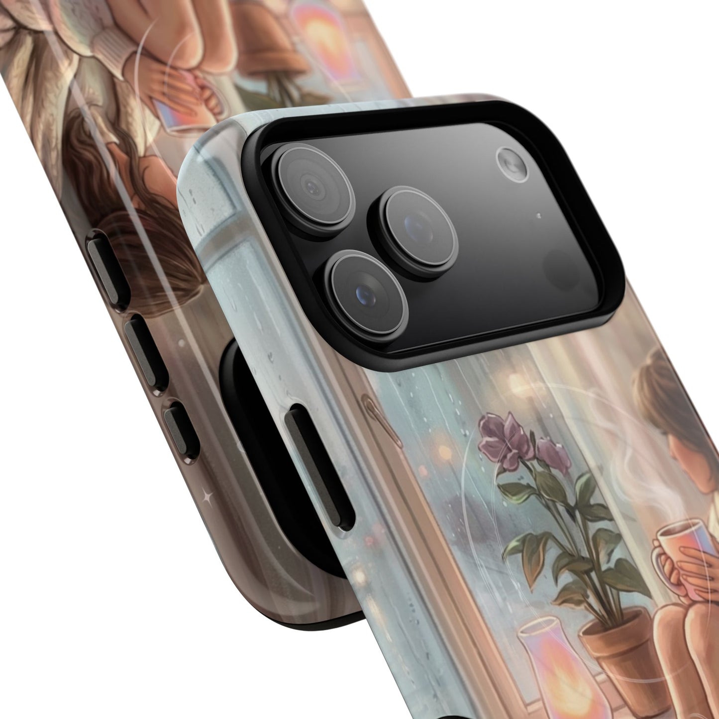 Cozy Rainy Day Tough Magnetic Phone Case — iPhone Cover