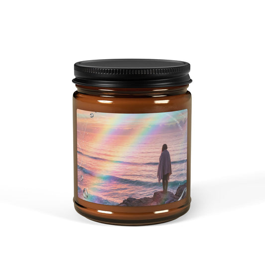 Wanderlust - Vela aromática de soja en tarro ámbar