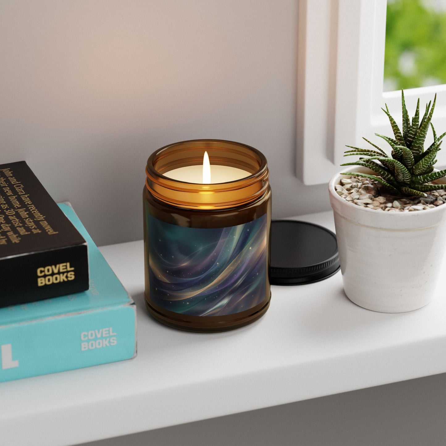 Sound Waves - Amber Jar Soy Scented Candle