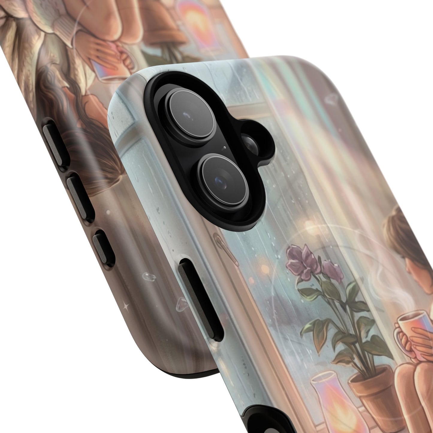 Cozy Rainy Day Tough Magnetic Phone Case — iPhone Cover