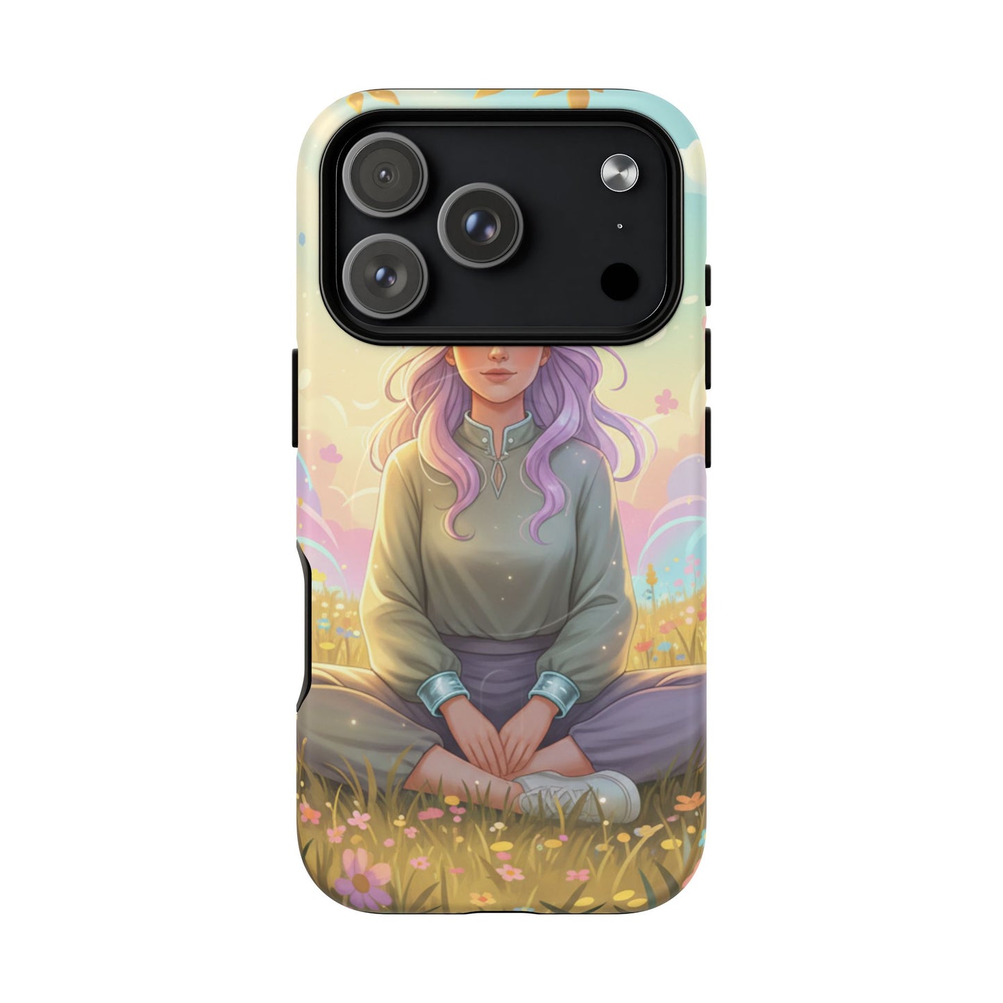 Tranquil Meadow Escape Tough Magnetic Phone Case — iPhone Cover