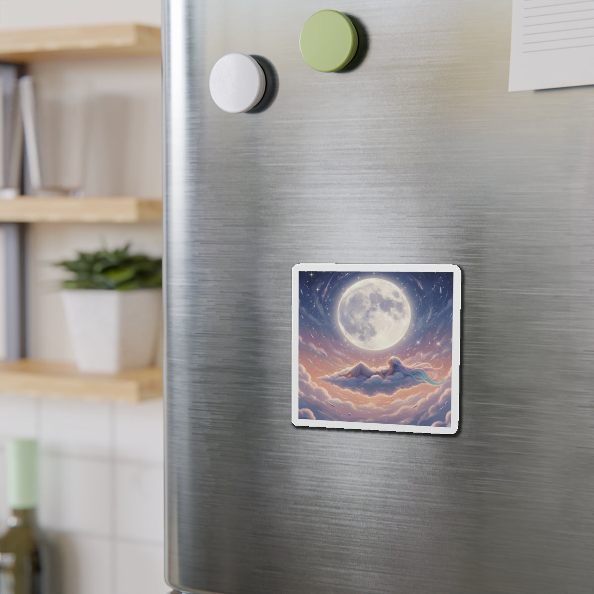 Luminous Night Sky Die-Cut Magnets