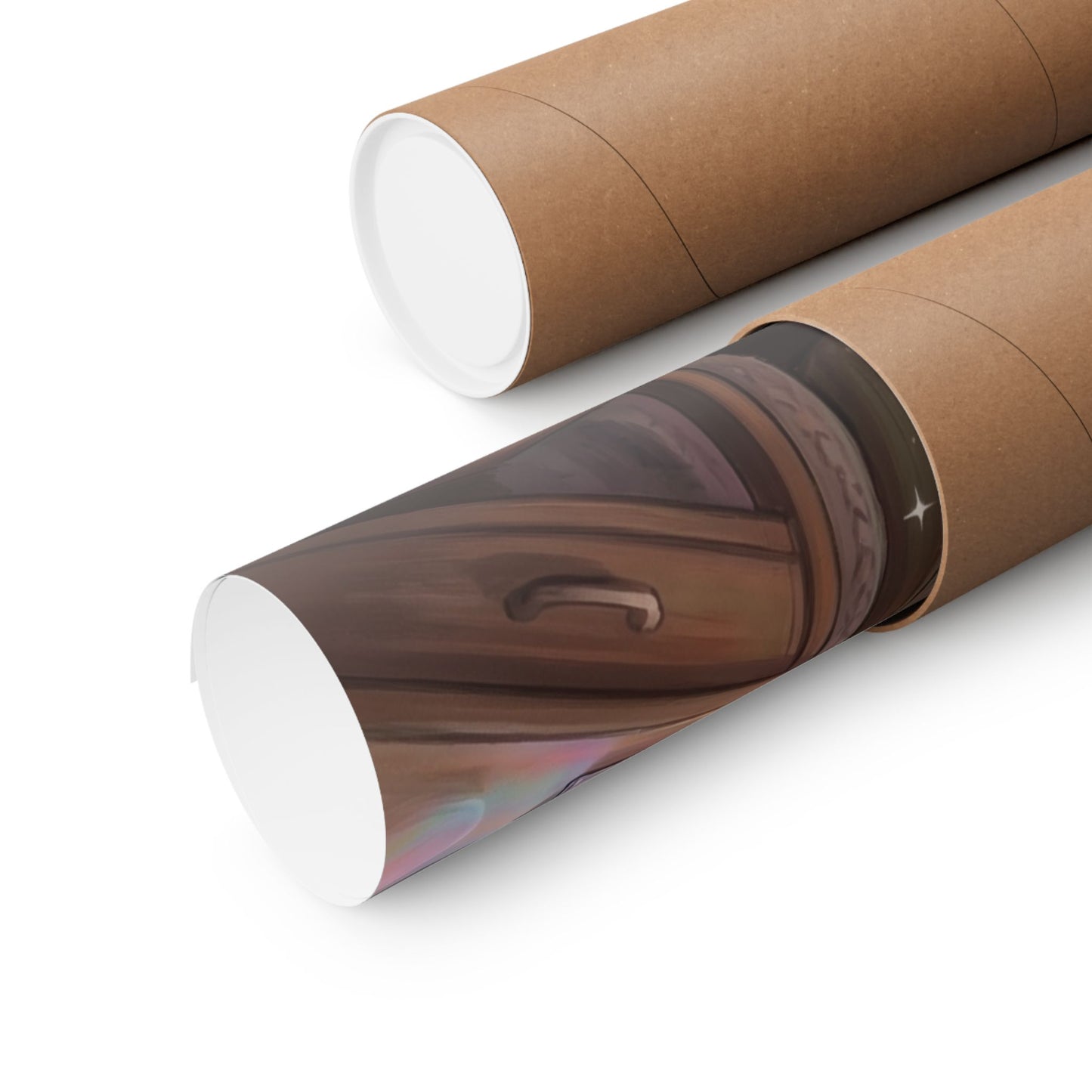 Cozy Rainy Day - Matte Vertical Art Print