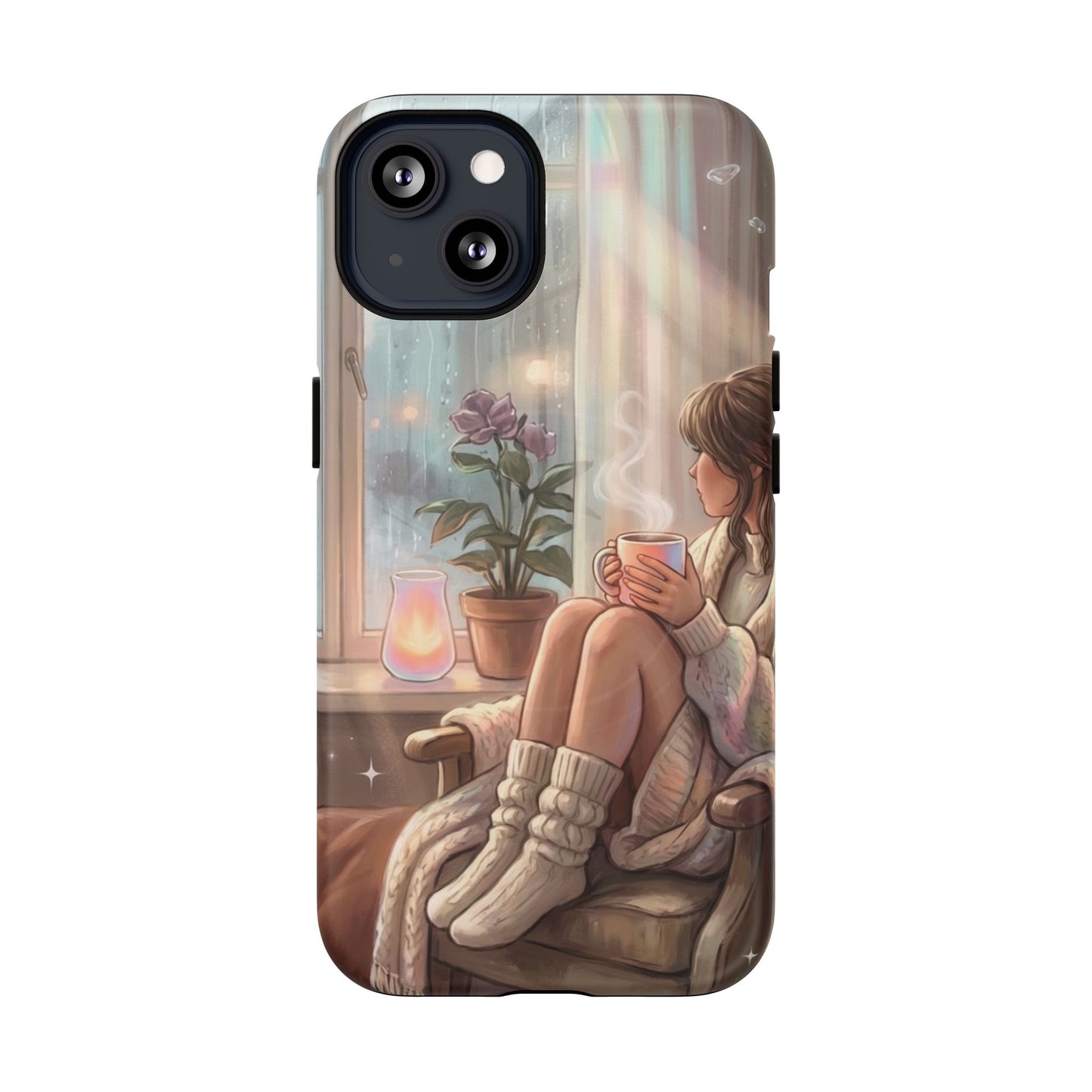 Cozy Rainy Day Tough Magnetic Phone Case — iPhone Cover
