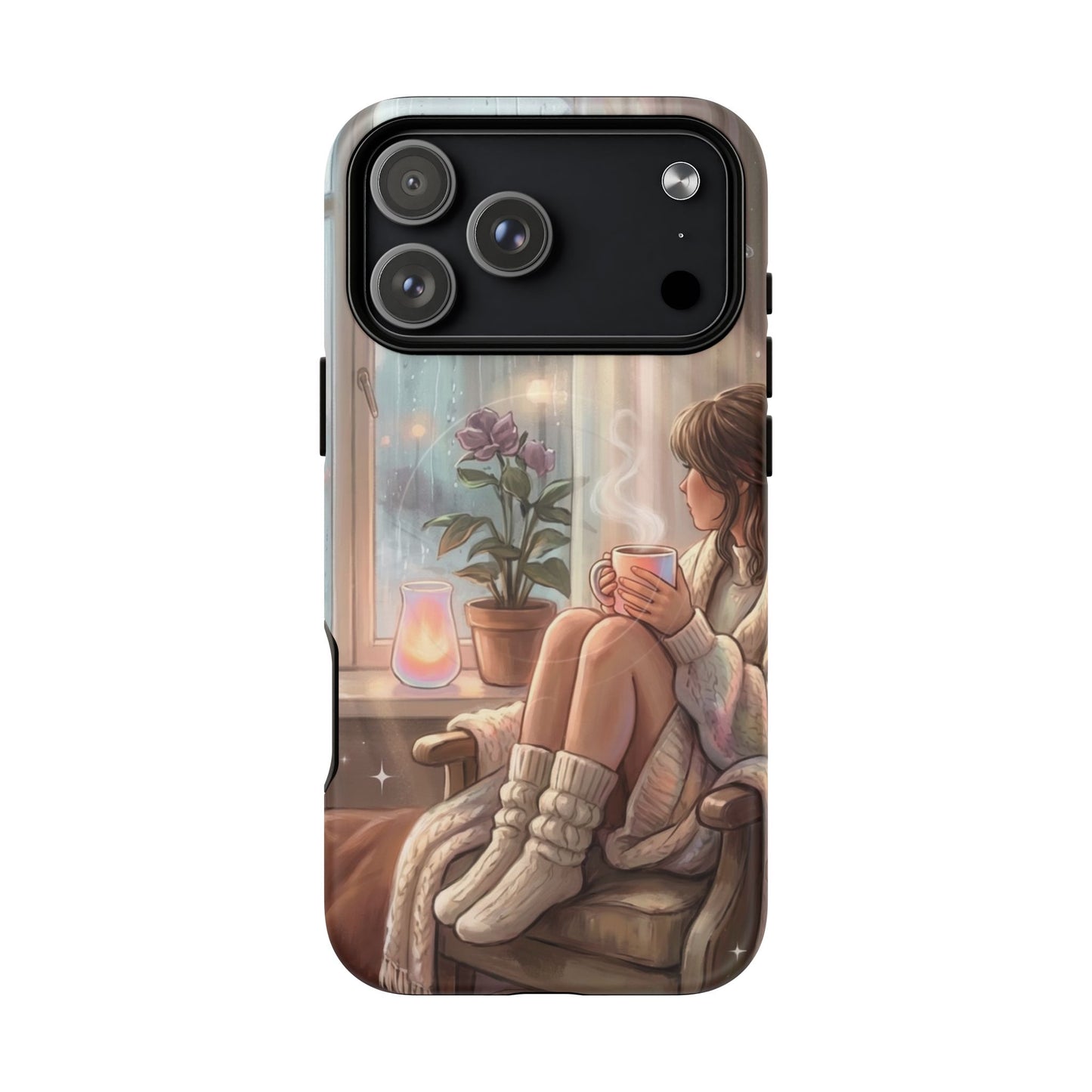 Cozy Rainy Day Tough Magnetic Phone Case — iPhone Cover
