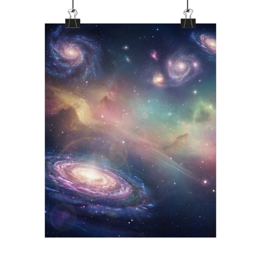 Nebulae - Matte Vertical Art Print