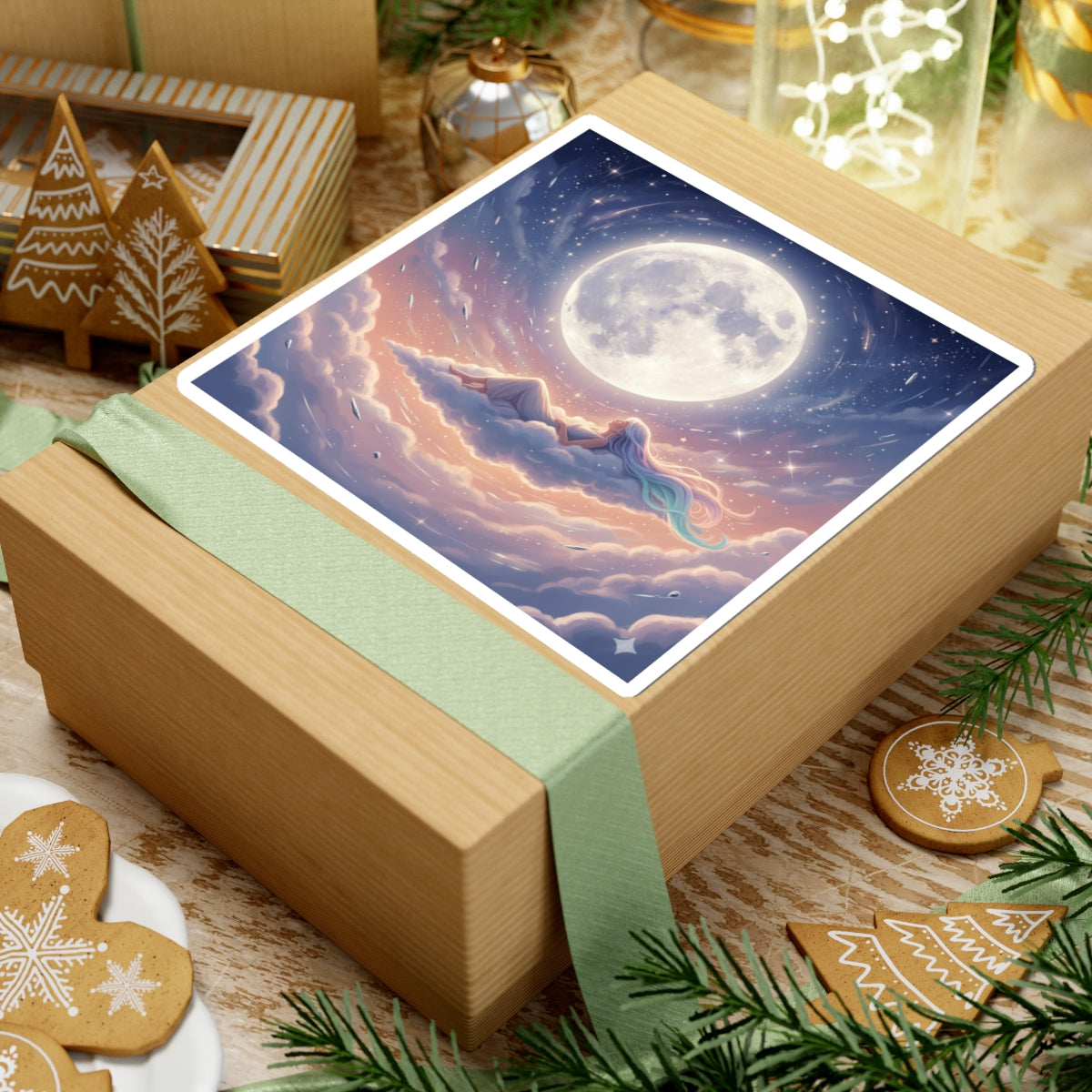 Luminous Night Sky Kiss-Cut Sticker Decal