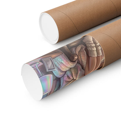 Cozy Rainy Day - Matte Vertical Art Print