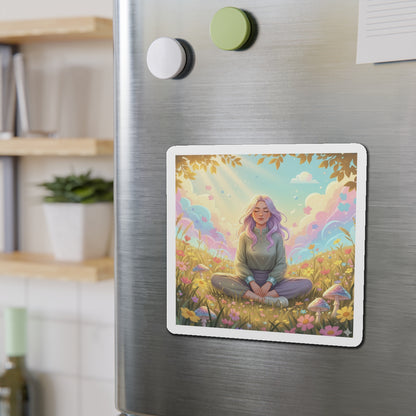 Tranquil Meadow Escape Die-Cut Magnets