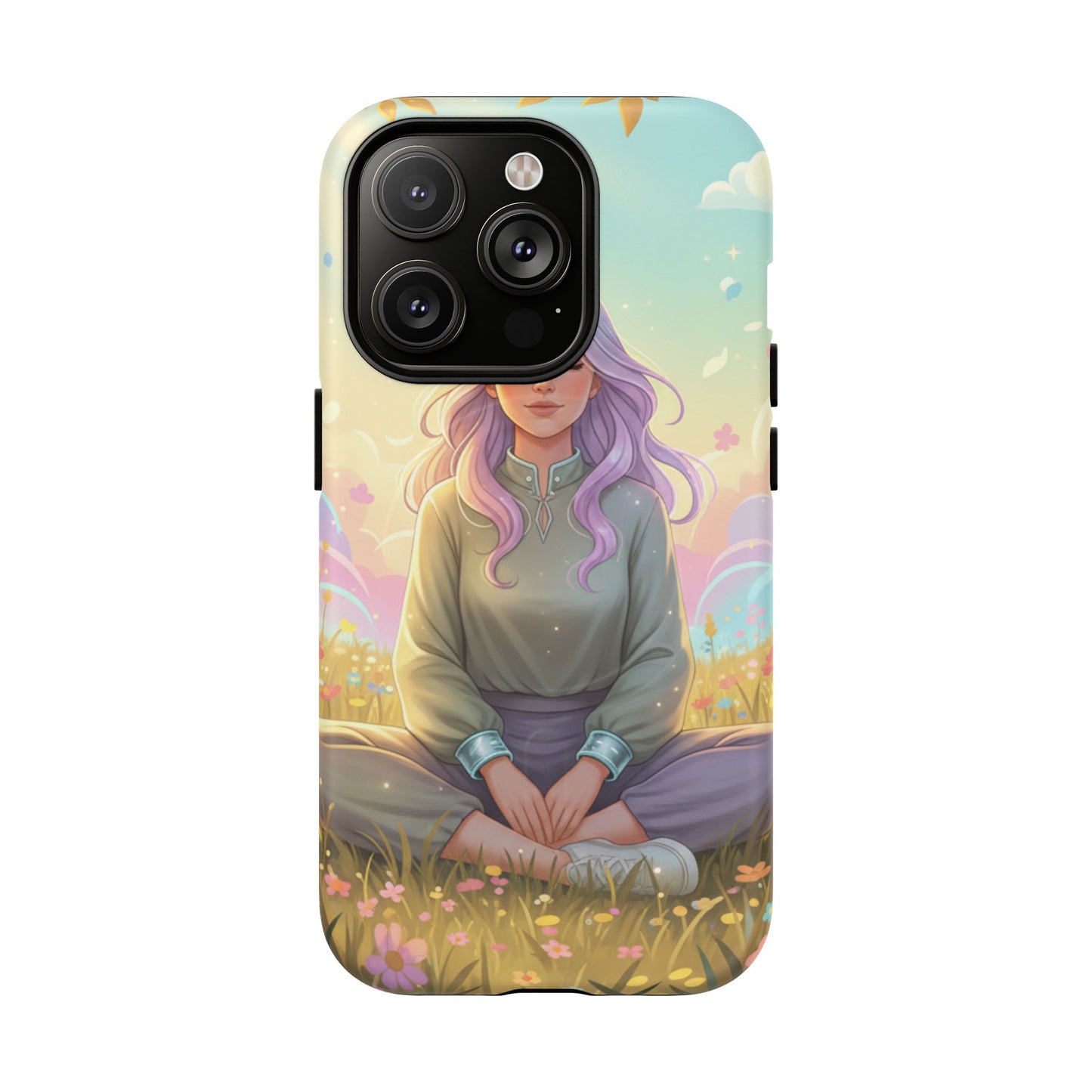 Tranquil Meadow Escape Tough Magnetic Phone Case — iPhone Cover